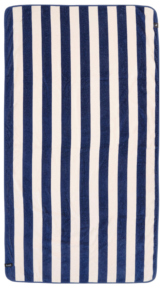 Terry Bedu Towel - Blue / White