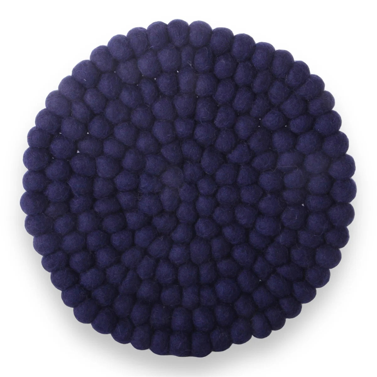 Felted coaster - Dark blue