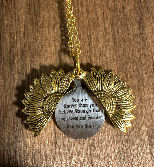 Berlock silver guld text styrka