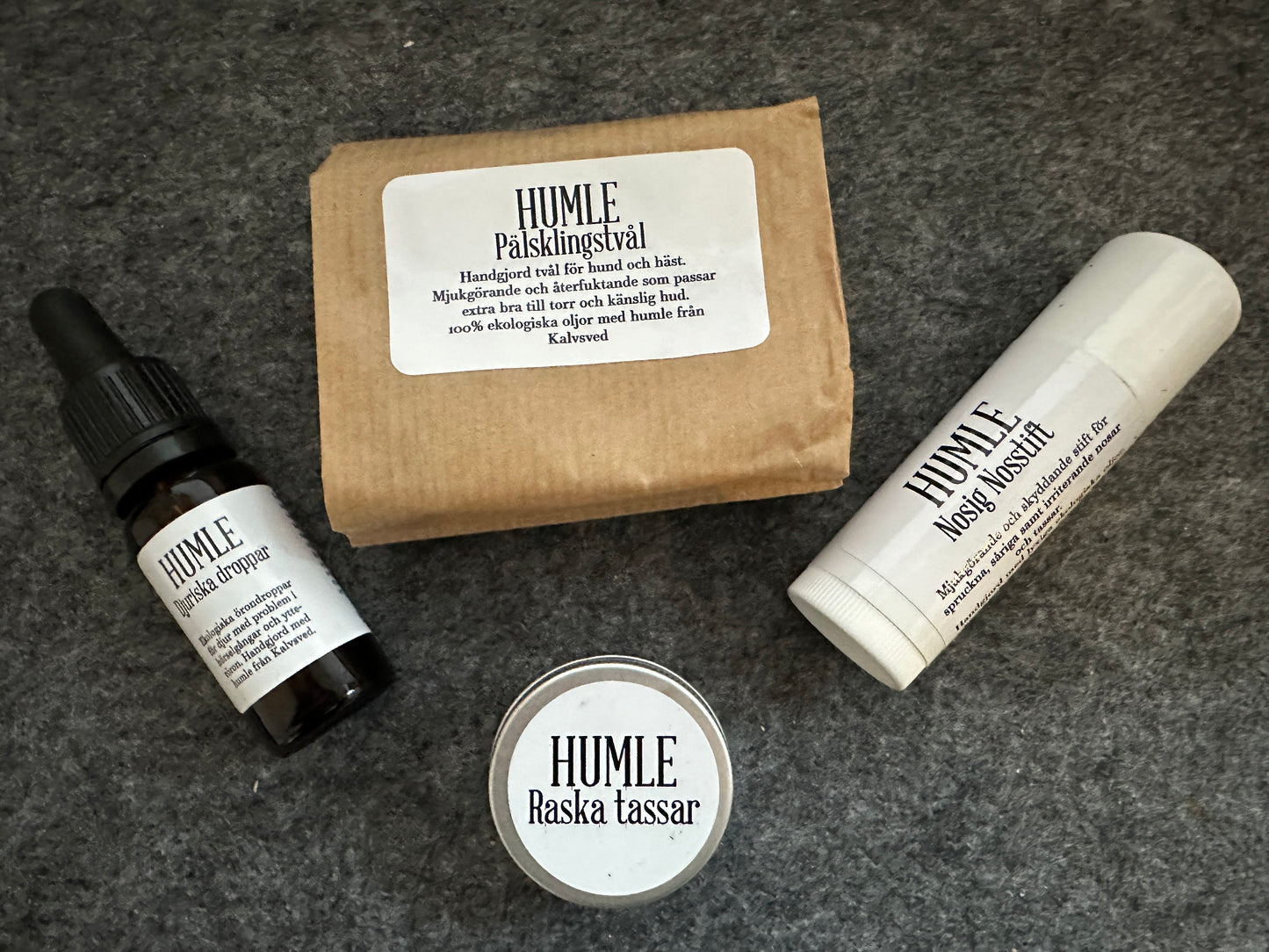 Hop fur ring package