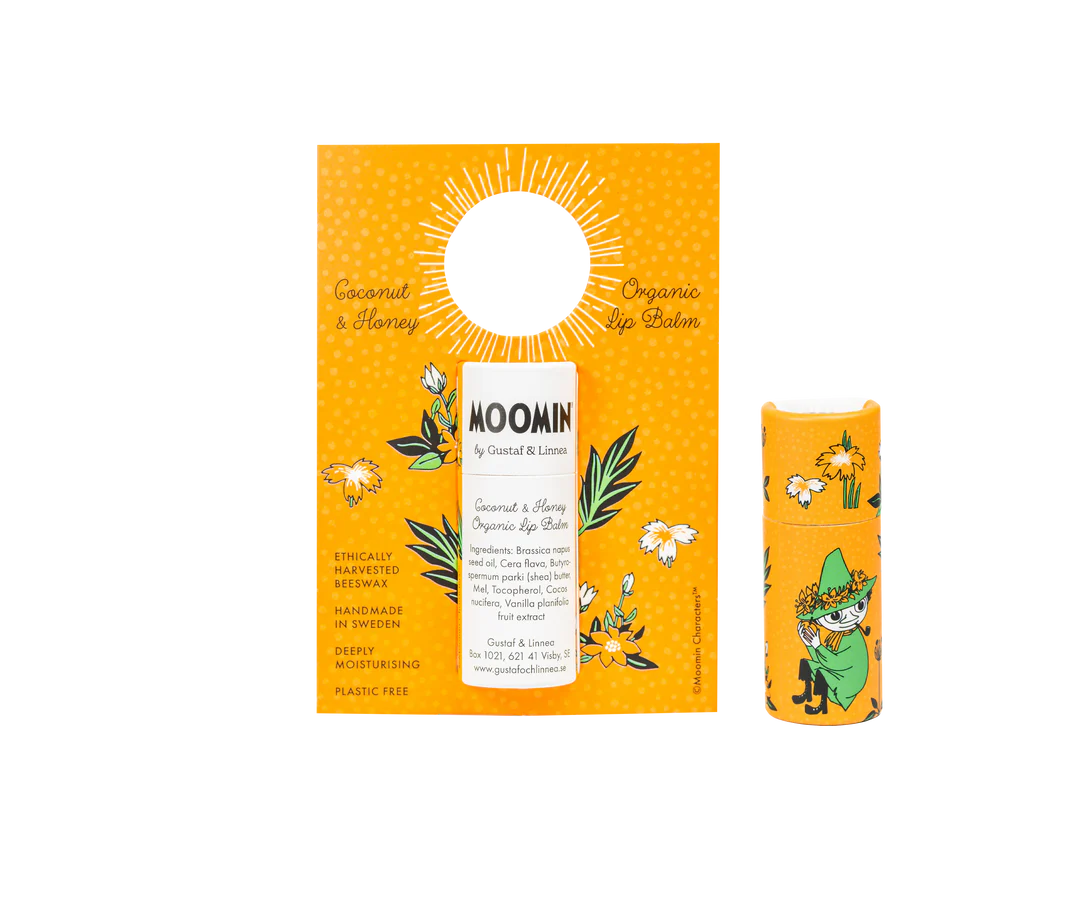 Mumin cocunut Honey lip balm Gustaf Linnea
