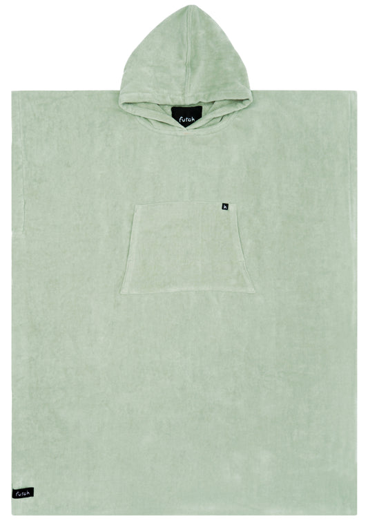 Bath Poncho Terry Green