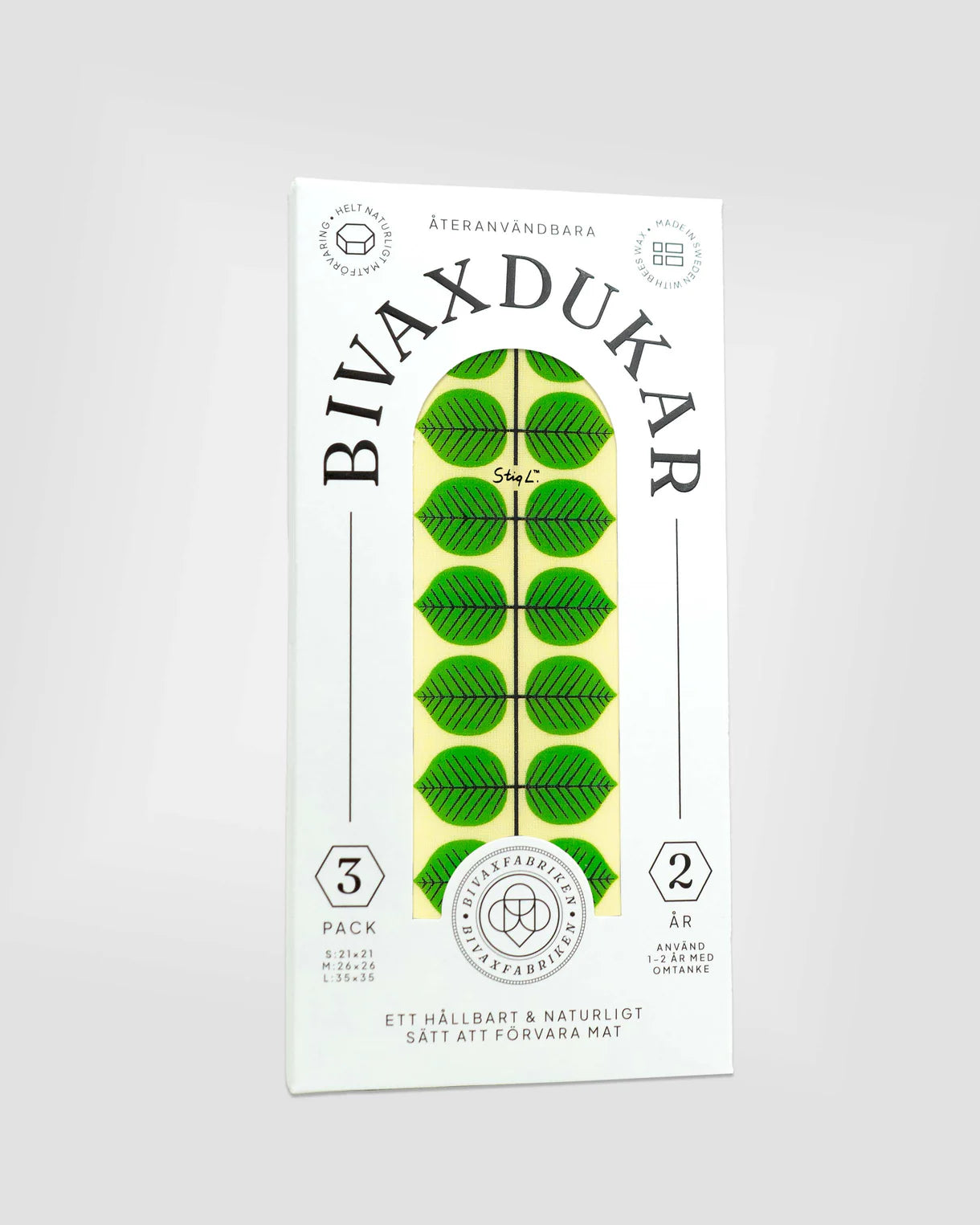 Beeswax cloths 3-pack - Arbor by Stig Lindberg