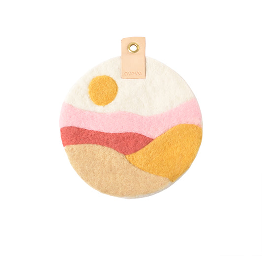 Pot coasters - Fields of Skåne (beige)