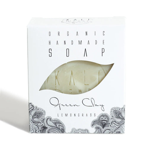 Green clay lemongrass - Organic handmade soap