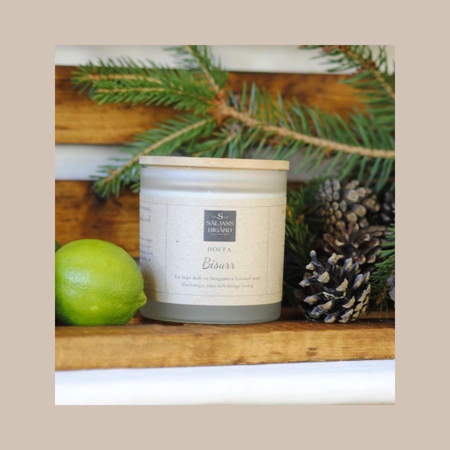 Scented beeswax candles