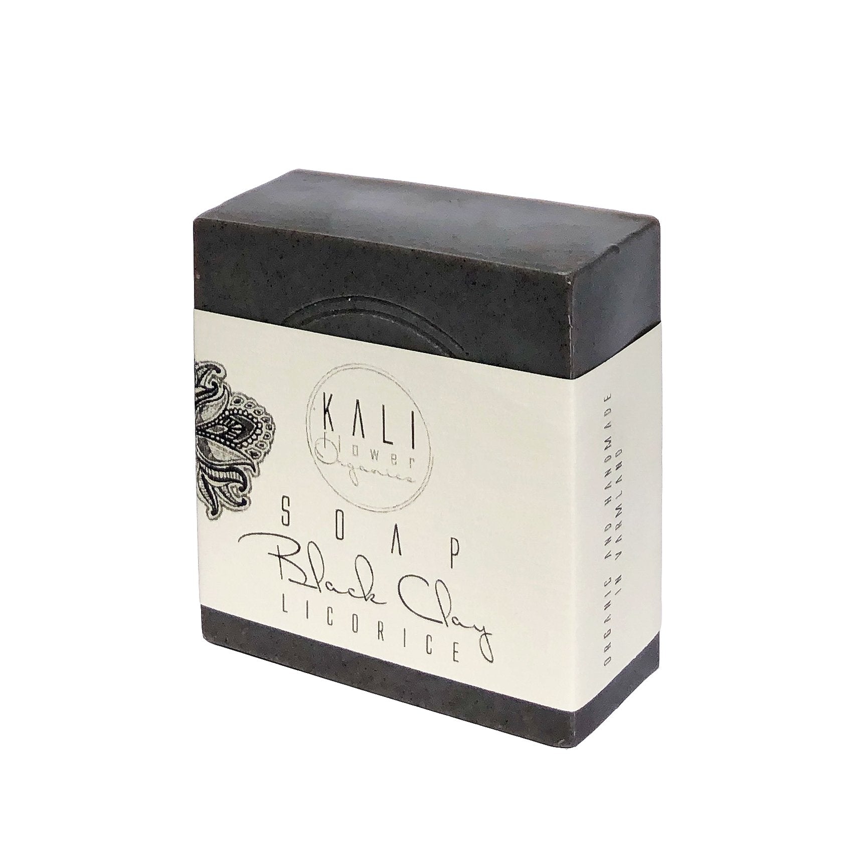 Black clay licorice ekologisk tvål från Kaliflower