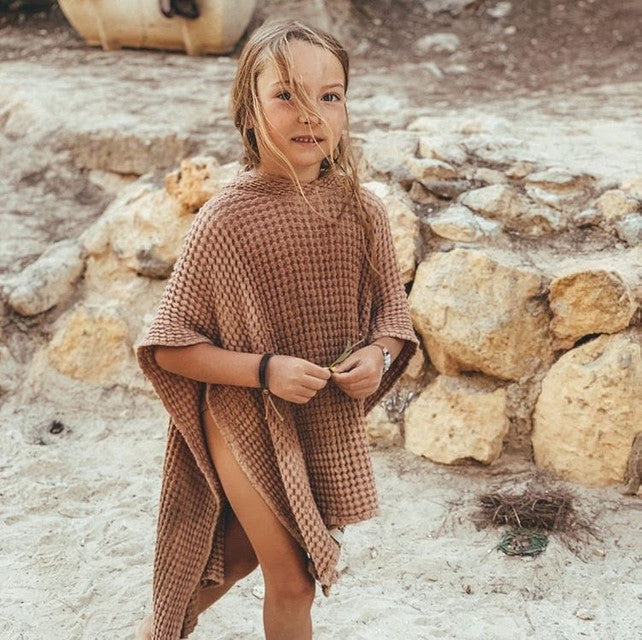 Children's bath poncho - Happy Mess