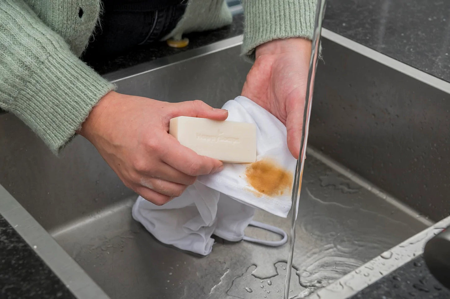 Stain removal soap