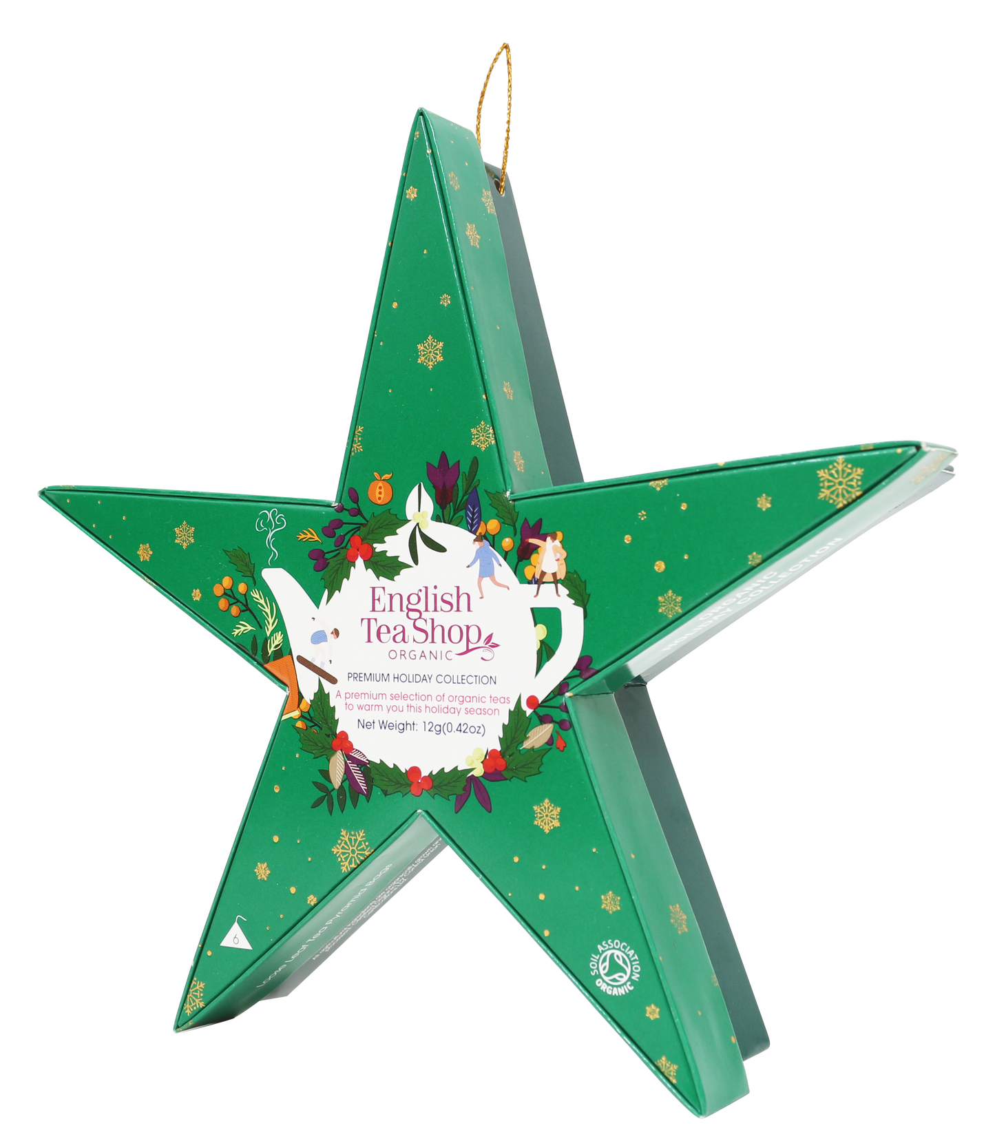 Green Poinsettia with tea