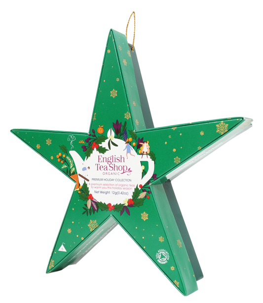 Green Poinsettia with tea