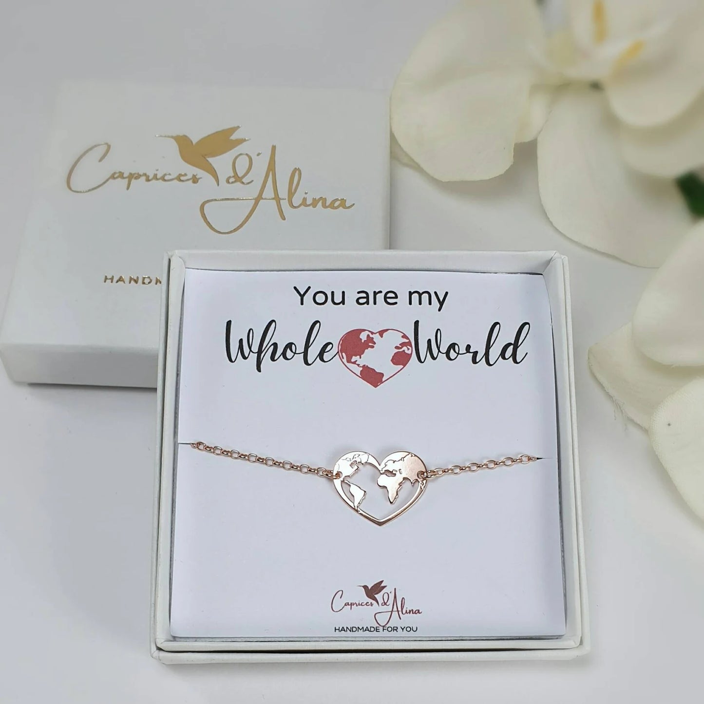 Necklace World Heart
