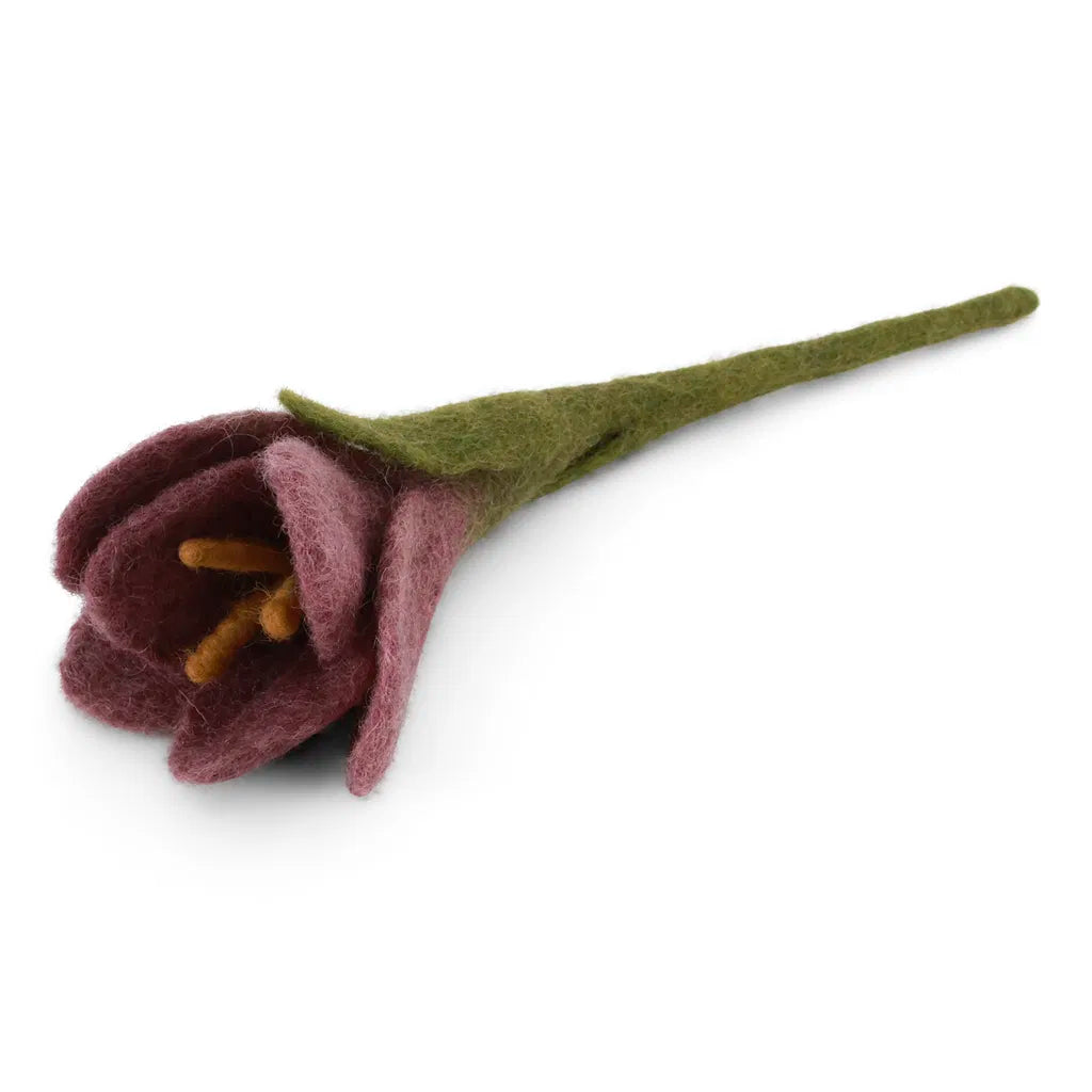 Felted daffodil