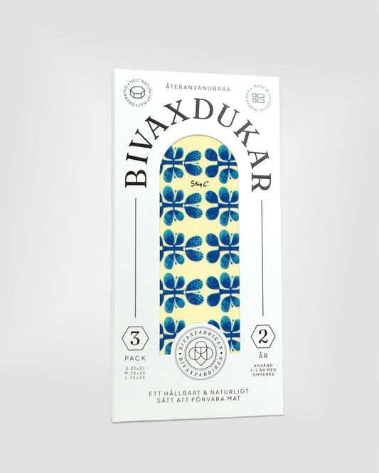 Bivaxdukar Blues Stig Lindberg 3-pack