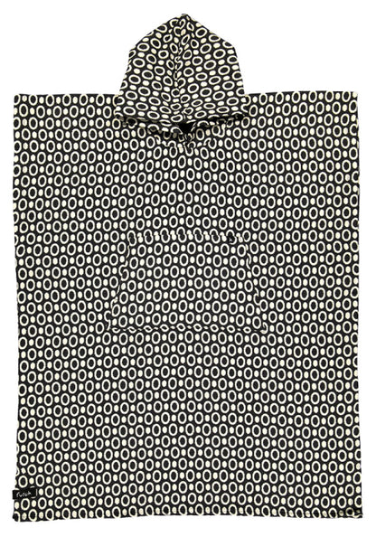 Futah Badponcho Pulse svart poncho strand