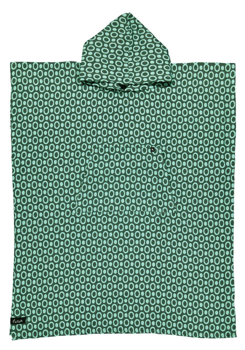 Futah Badponcho pulse grön prickig strand 