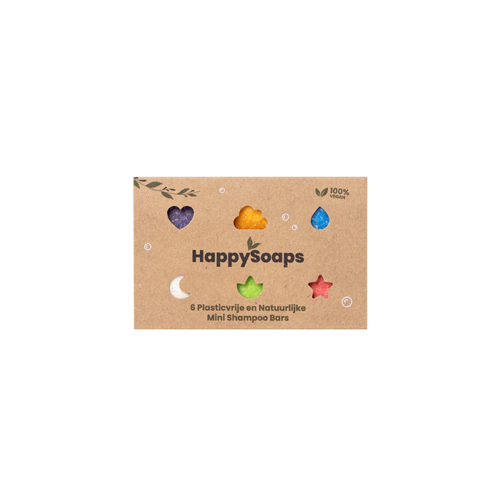 Happy Soaps 6 pack schampo bars