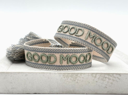 Tygarmband "Good Mood"