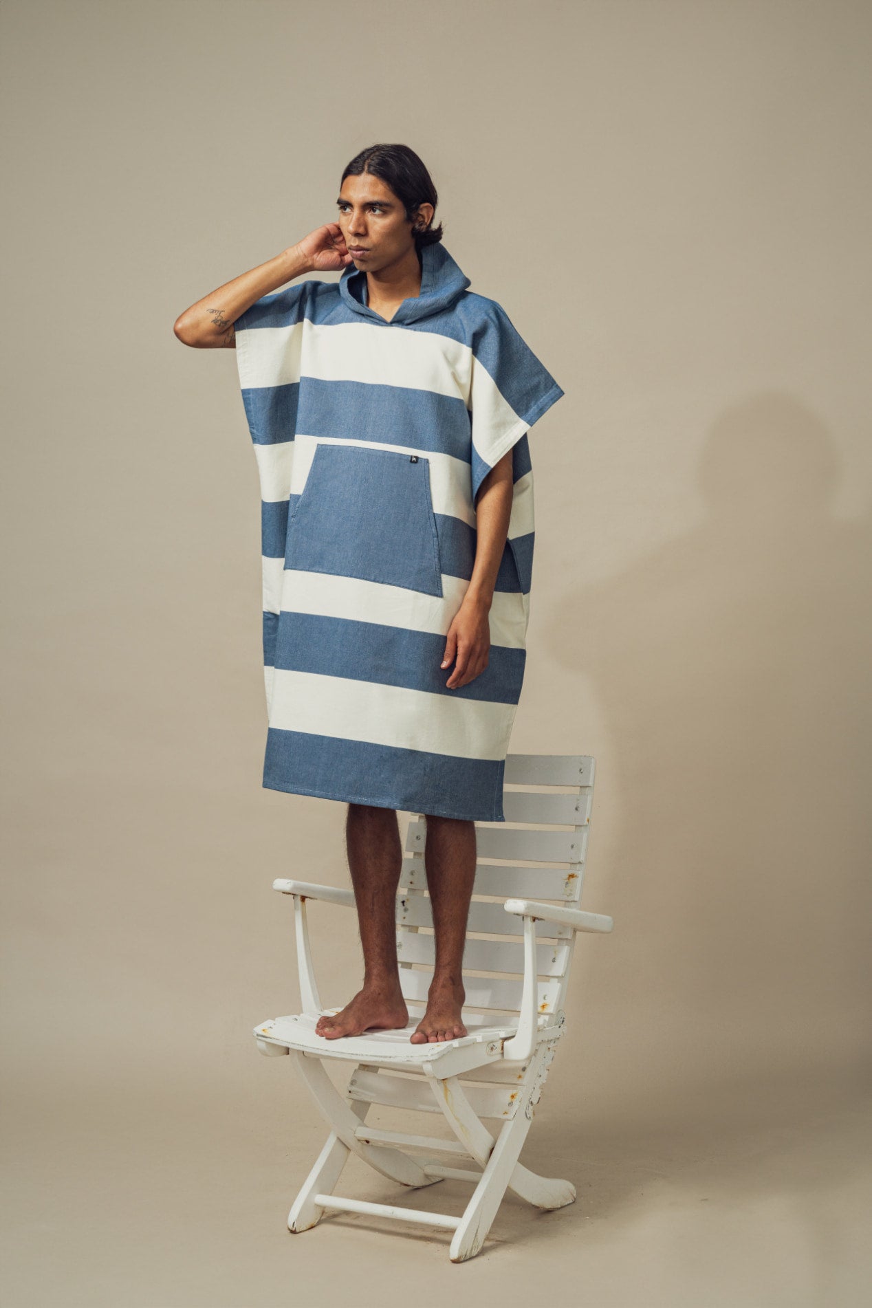 Badponcho Bedu Blue