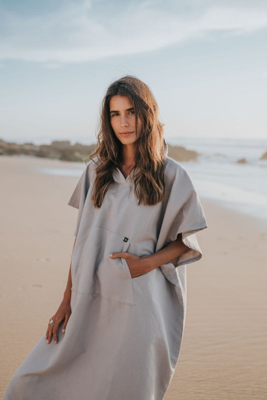 Futah Badponcho Ericeira (enfärgad) grå