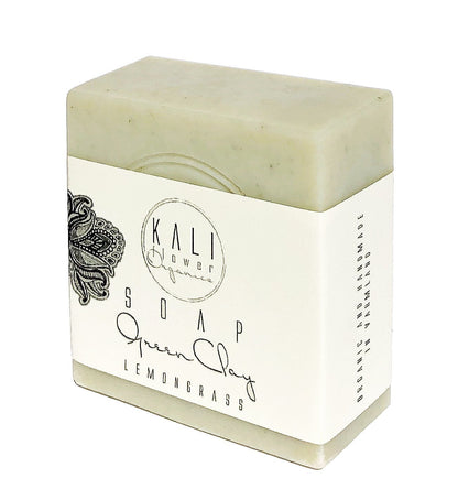Green clay lemongrass ekologisk tvål Kaliflower