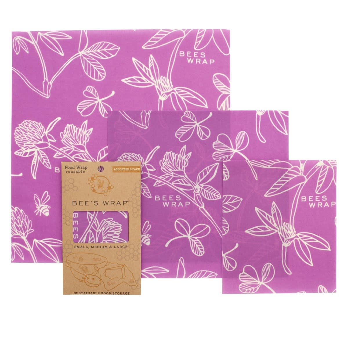 Bee's wrap 3-pack - Mimi's purple