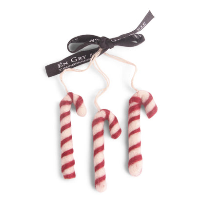 Tovad Candy Cane röd vit ekologisk